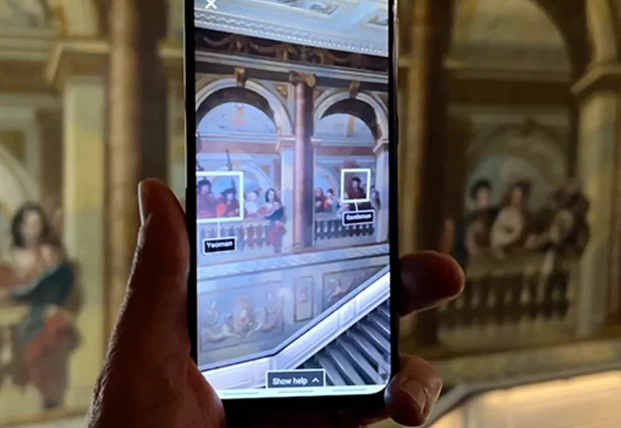 HRP app being used on mobile device
